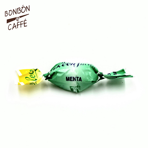 Caramelle LEONESNELLA Senza Zucchero MENTA - Bon Bon e Caffè